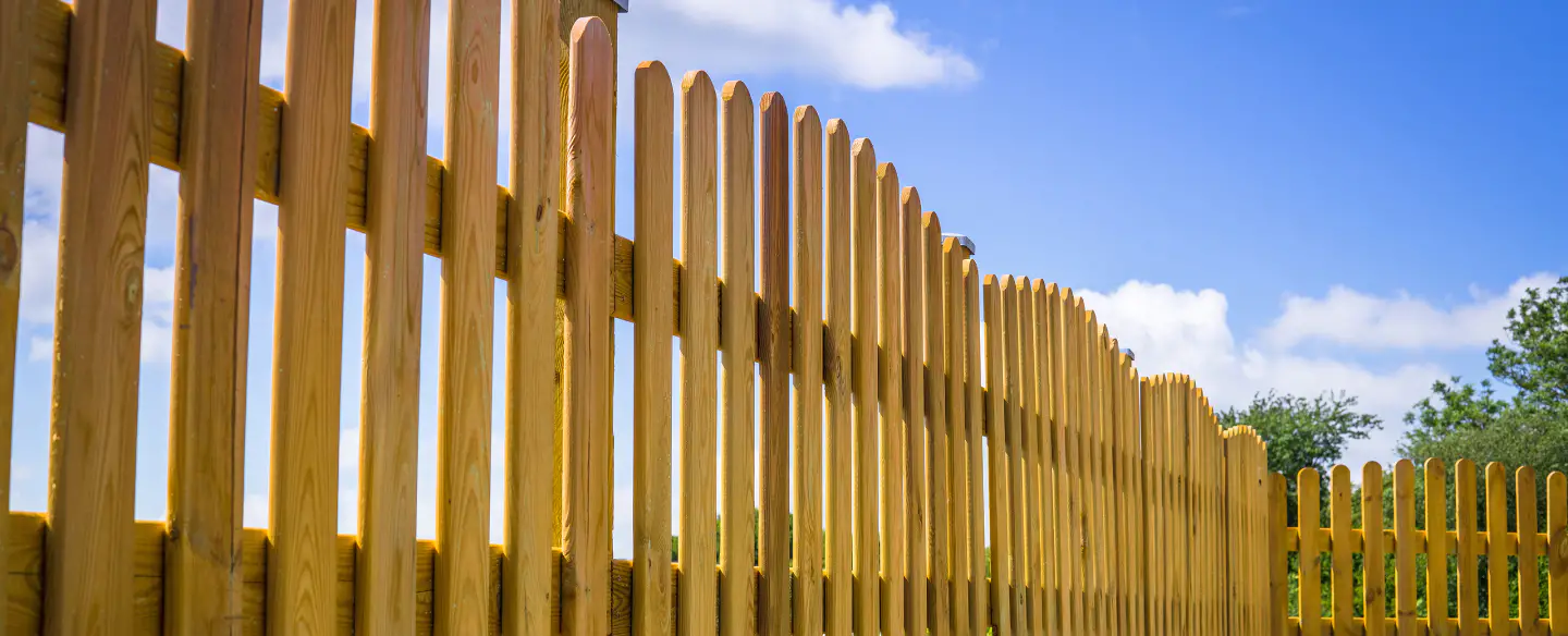 close up of a wood fence orlando fl